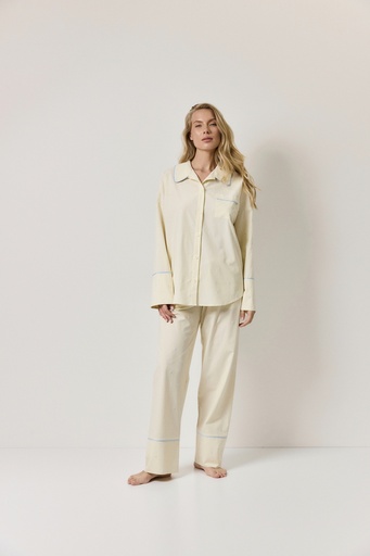 [SS27-AR-CELO-PL-YELLOW] Fashion - Celorie pajama long Yellow